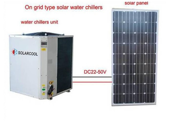 On Grid Solar Air Conditioner PV Water Chillers Series Eco Friendly